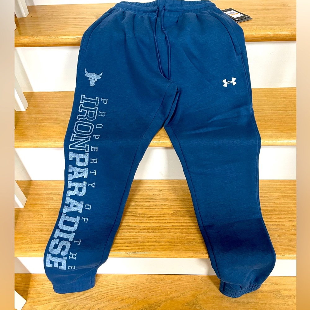 NWT Under Armour Loose Iron Paradise Rock Joggers (small)